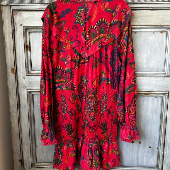 Johnny Was Workshop Tiered Floral Short Dress Size XL NWT - Picture 10 of 13